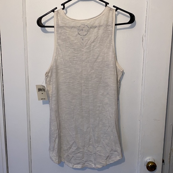 Lucky Brand cutout and embroidered geometrical tank top - Picture 3 of 7